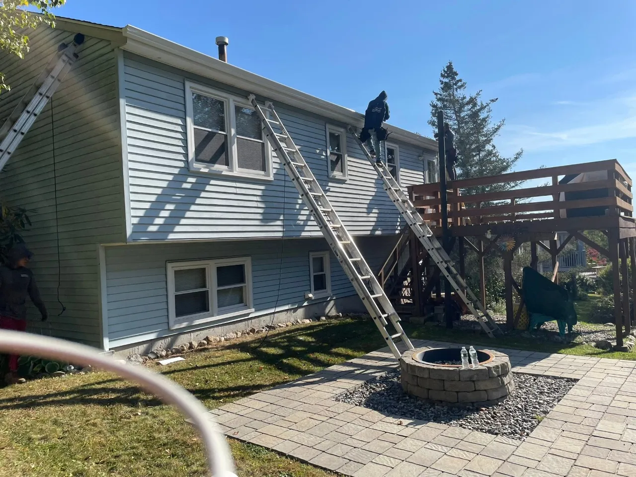 Roofing and remodeling on a residential home in Connecticut