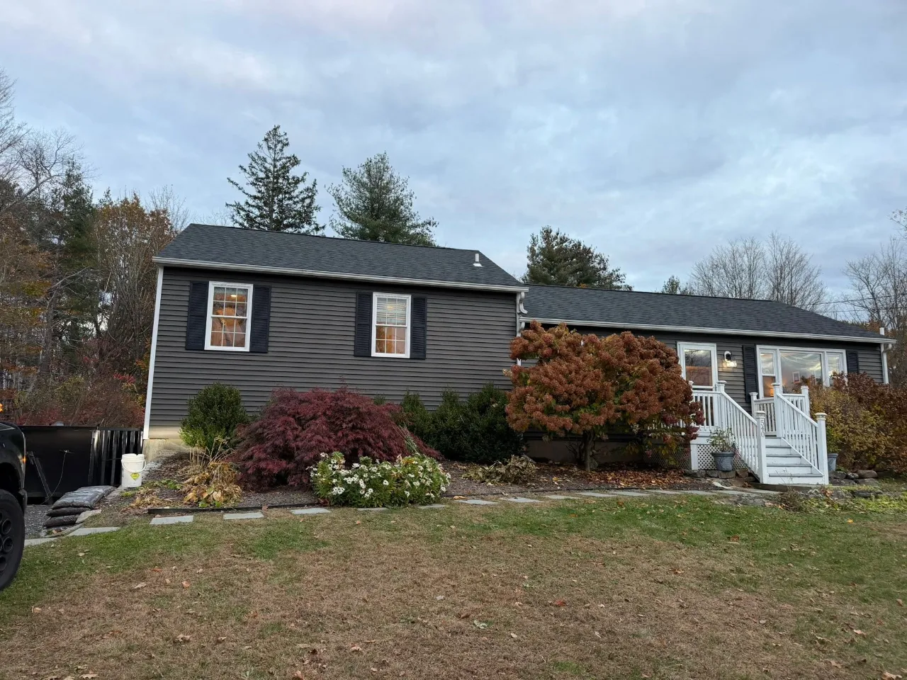 Flashing and ice and water shield installed on a Connecticut roof