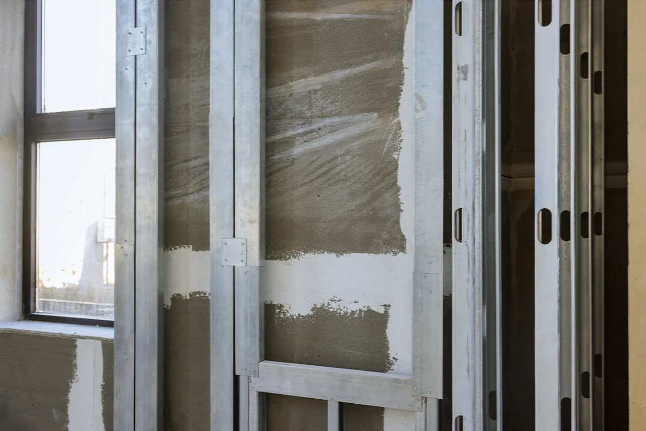 Sheetrock installation and finishing on interior walls in Connecticut