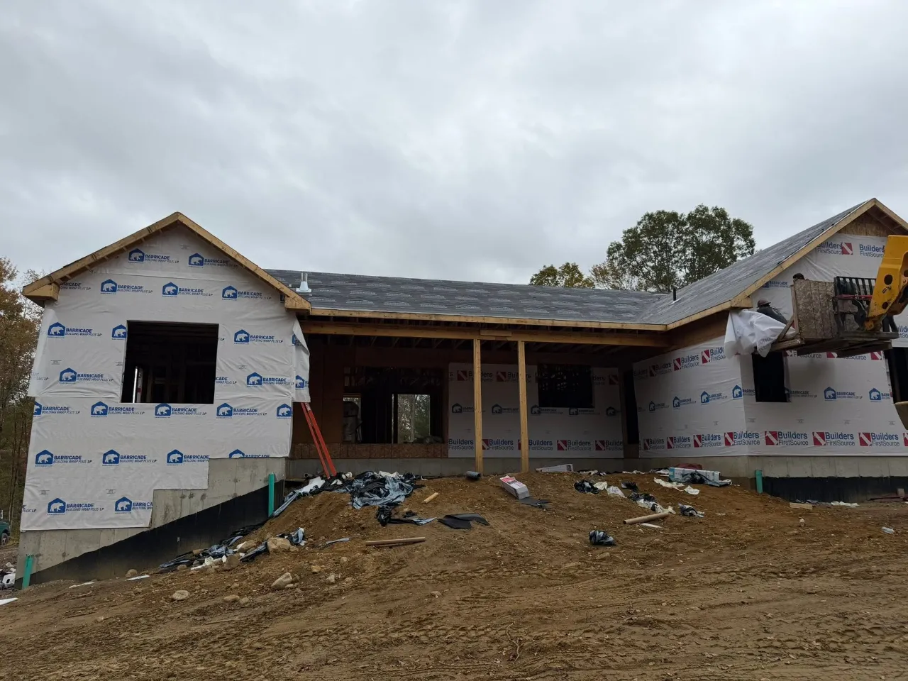 Residential construction project in New Haven County, Connecticut