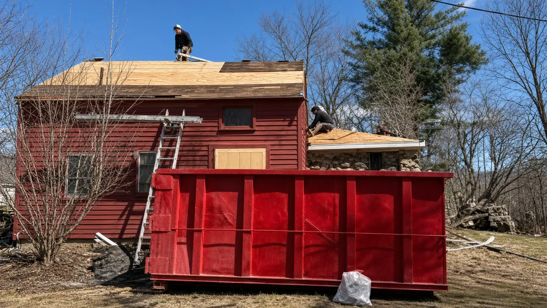 New siding installation on a residential home in Connecticut